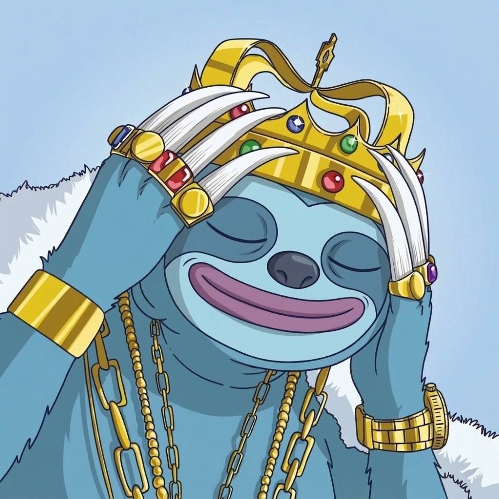 VORG wearing a gold crown and chains